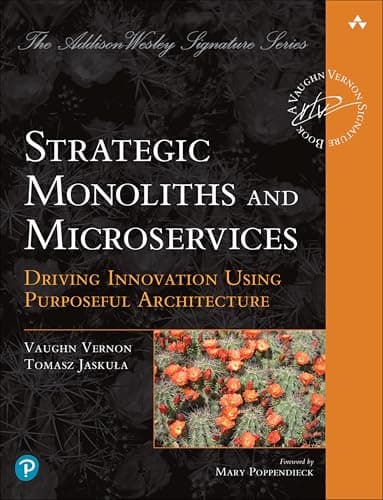 Portada de Strategic Monoliths and Microservices