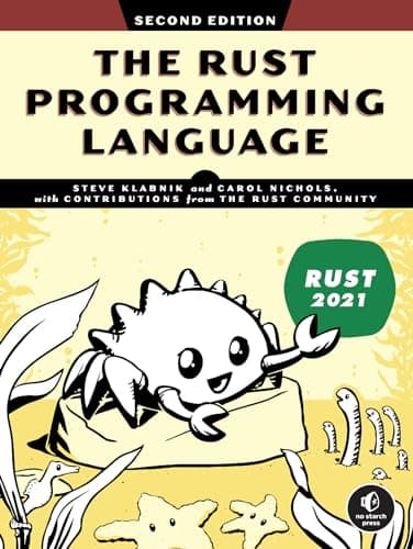 Portada de The Rust Programming Language